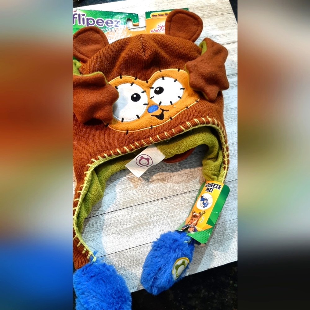 Flipeez Monkey Kids Hat
